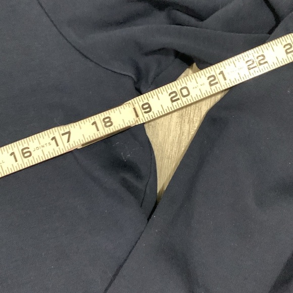 Theory Navy Blue Long Sleeve Polo Shirt size S - Picture 8 of 9